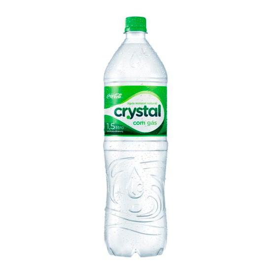 Água Crystal Com Gás Pet - 1,5l