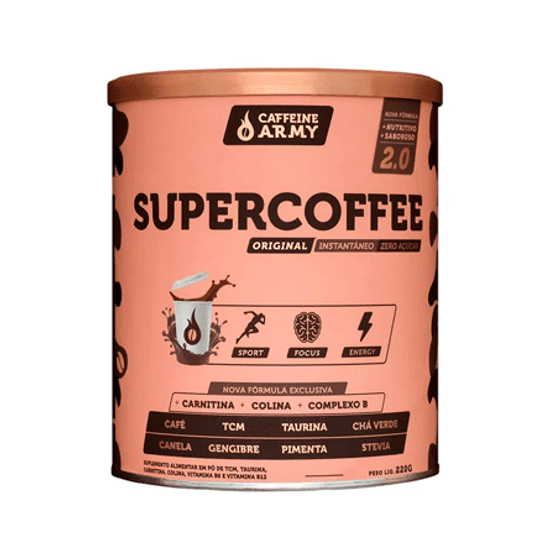 Supercoffee Tradicional Caffeine Army - 220g