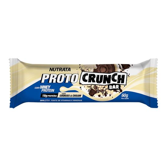 Barra Protobar Crunch Cookies e Cream Nutrata  - 60g