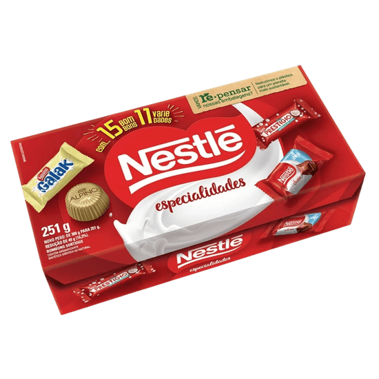 Caixa de Bombom Nestle Especialidades - 251g