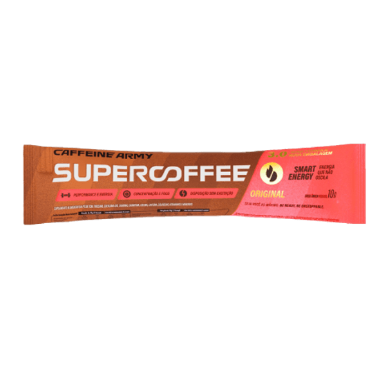 Supercoffee - 3 0 Stick Tradicional Caffeine Army 10g