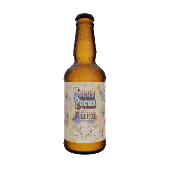 Cerveja Artesanal Aura Tropical Hazy Ipa Hocus Pocus - 500ml