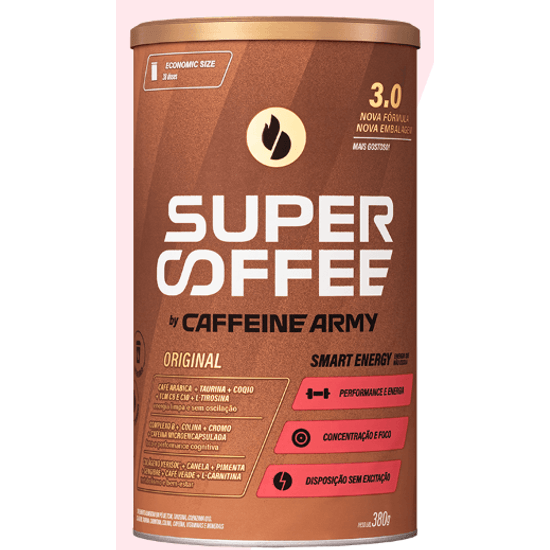 Supercoffee - 3 0 Tradicional Caffeine Army - 380g