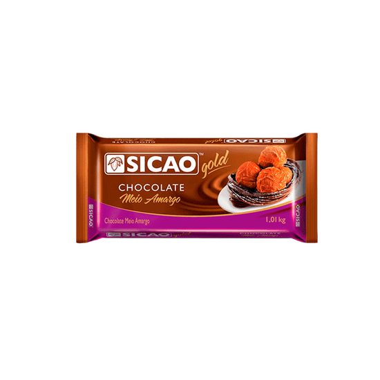 Chocolate Meio Amargo Sicao - 1,01kg