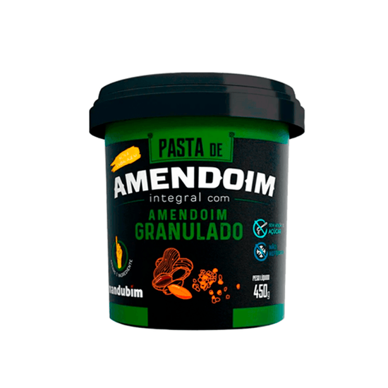Pasta de Amendoim Com Granulado - 450g