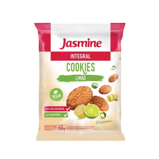 Cookies Integral Vegano Limão Jasmine - 150g
