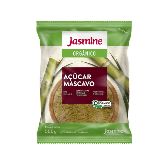 Açúcar Mascavo Orgânico Jasmine - 500g