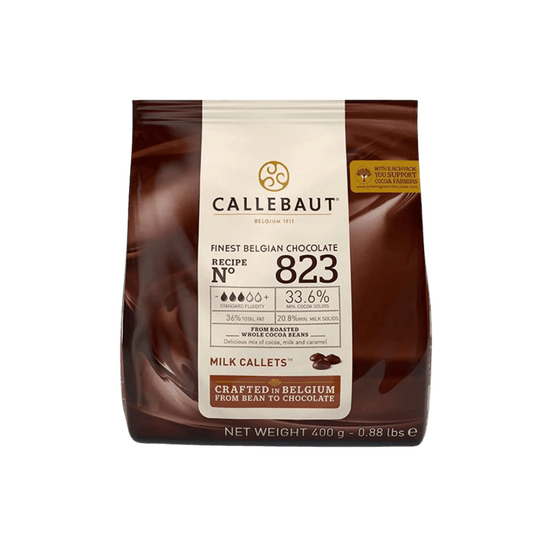 Gotas de Chocolate Belga Ao Leite - 33,6% Cacau Callebaut 400g