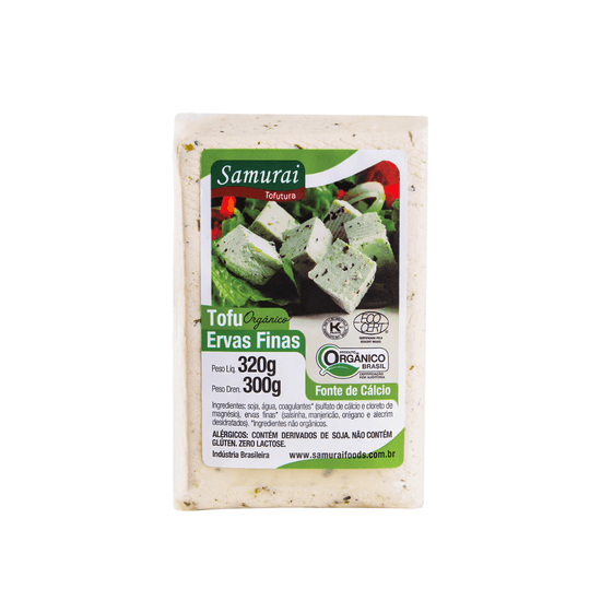 Tofu Orgânico Sabor Ervas Finas Samurai  - 300g