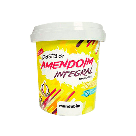 Pasta de Amendoim Integral Mandubim - 1,02kg