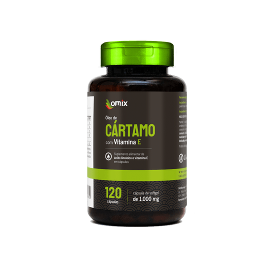 Óleo de Cartamo Com Vitamina e - 1g Orientmix - 120 Capsulas