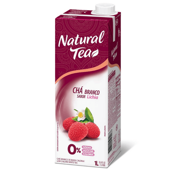 Chá Branco Com Lichia Natural Tea - 1l