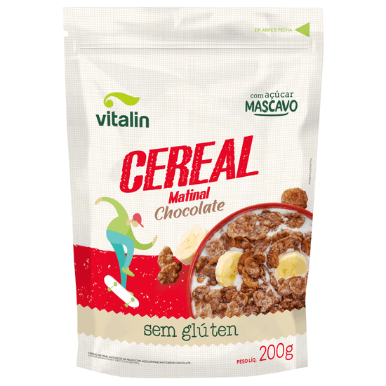 Cereal Matinal Chocolate s Gluten Vitalin - 200g