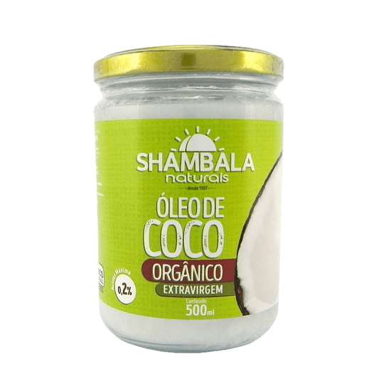 Óleo de Coco Extra Virgem Orgânico Shambala - 500 Ml