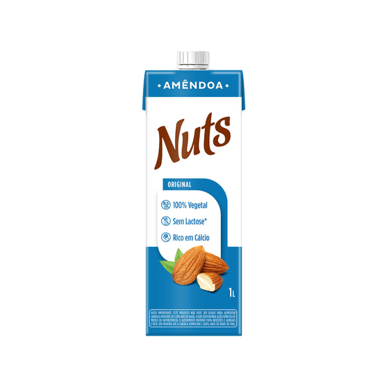 Bebida de Amêndoa Original Nuts - 1l