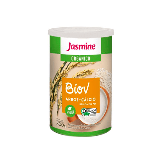 Biov Orgânico Vegan Arroz + Calcio Em Pó Jasmine - 300g