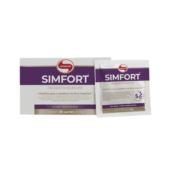 Simfort (probiótico) Vitafor - 30 Sachês de 2g