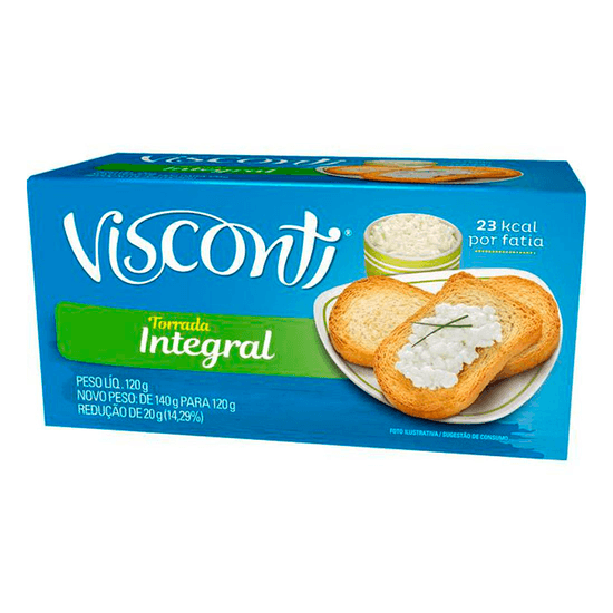 Torrada Integral Visconti - 120g