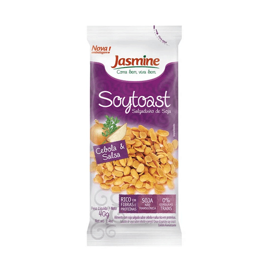Mix Integral de Soja Soytoast Cebola  Salsa Jasmine- 40g
