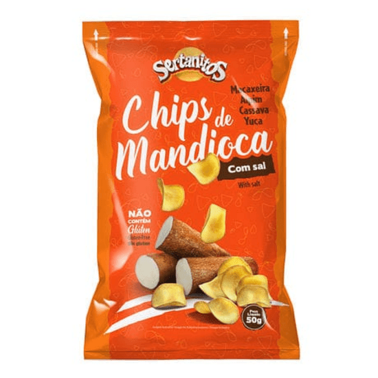 Mandioca Chips Sertanitos Natural - 50g