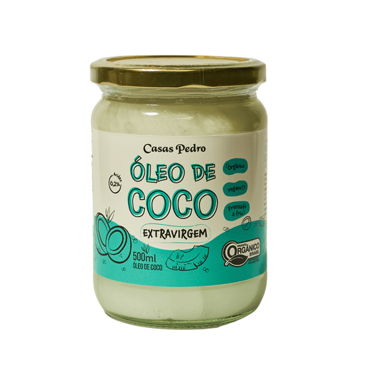 Óleo de Coco Orgânico Extra Virgem Casas Pedro - 500ml
