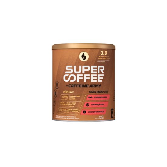 Supercoffee - 3 0 Tradicional Caffeine Army 220g