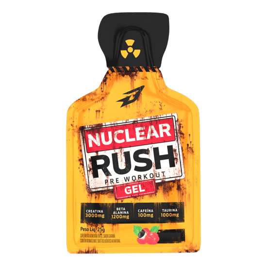 Nuclear Rush Gel Frutas Vermelhas Body Action - 25g Sachê