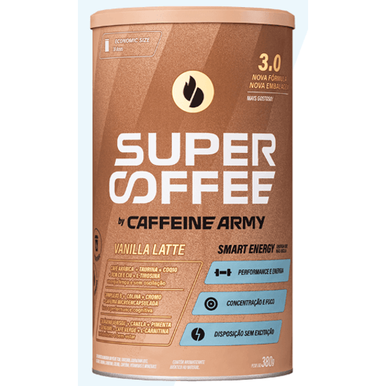 Supercoffee - 3 0 Vanilla Caffeine Army - 380g