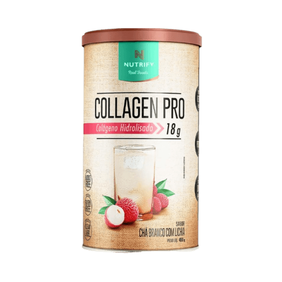 Collagen Pro Chá Branco Com Lichia Nutrify - 450g