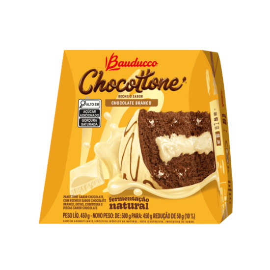 Chocottone Bauducco Maxi Chocolate Branco - 450g