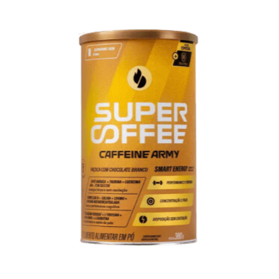 Supercoffee - 3 0 Paçoca Com Chocolate Branco Caffeine Army - 380g