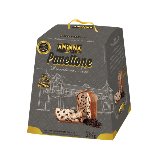 Panettone Sem Glúten Aminna Chocolate - 240g