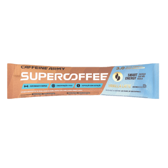 Supercoffee - 3 0 Stick Vanilla Caffeine Army 10g