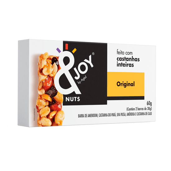 Cartucho Com - 2 Barras Mixed Nuts Original Agtal  60g