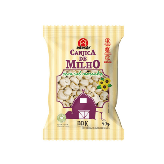 Canjica de Milho Com Sal Marinho Okoshi - 40g