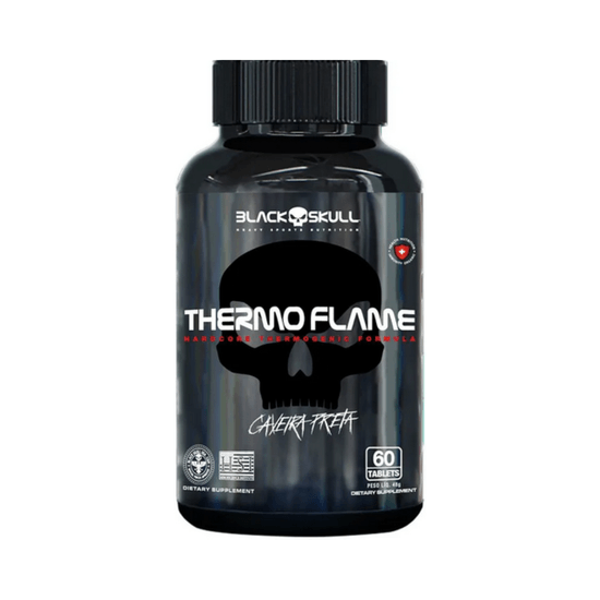 Termogênico Thermo Flame Black Skull - 60 Tabletes