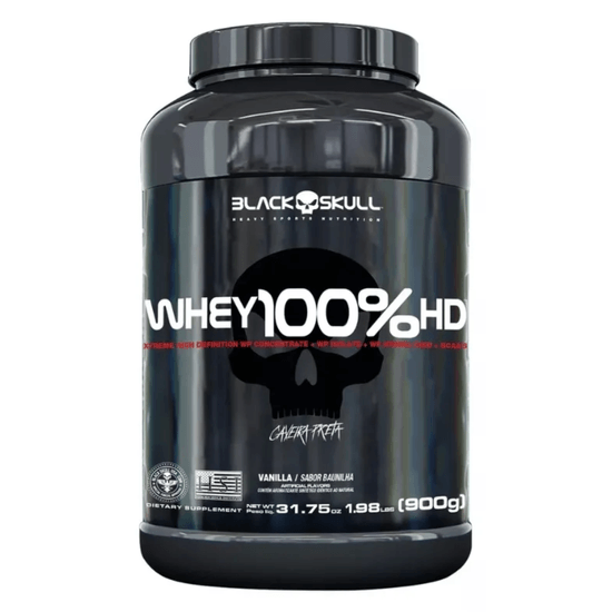 Whey Baunilha - 100% Black Skull 900g