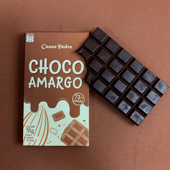 Barra de Chocolate - 72% Casas Pedro 55g