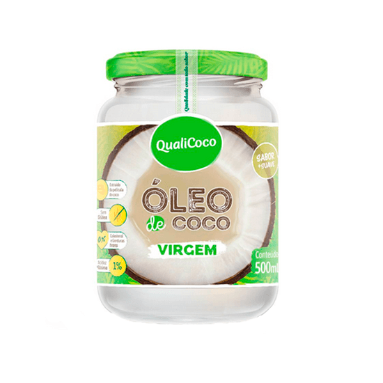 Óleo de Coco Virgem Qualicoco - 500 Ml - Casas Pedro