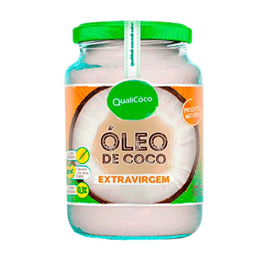 Óleo de Coco Extra Virgem Qualicoco - 500ml - Casas Pedro