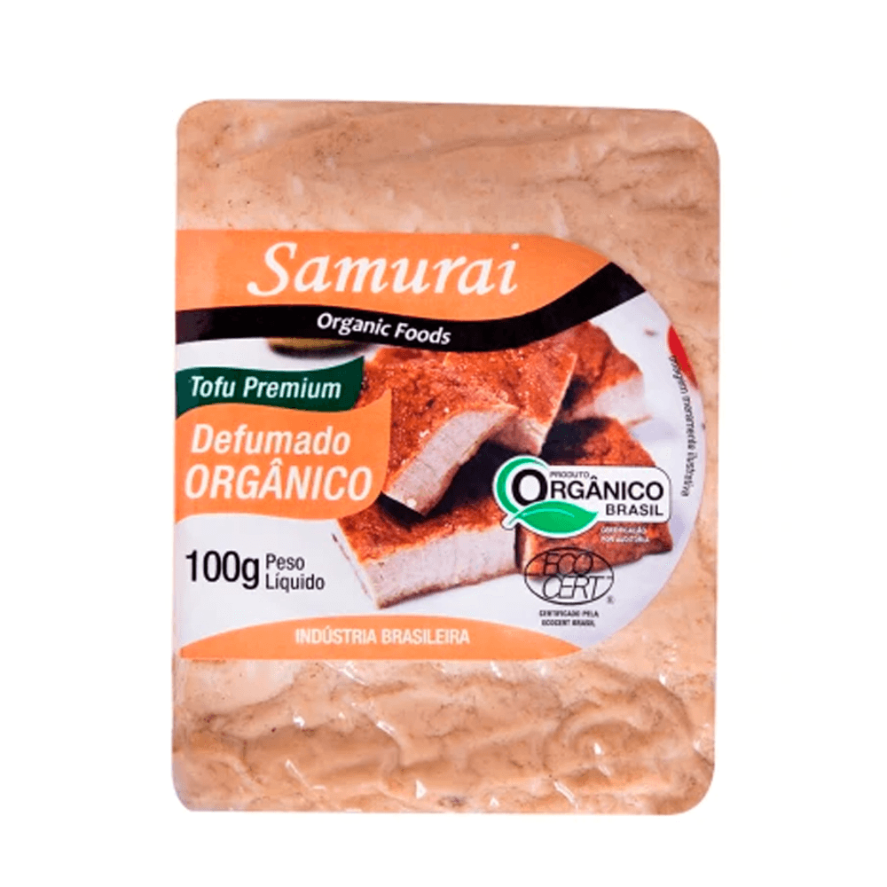 Tofu Orgânico Defumado Samurai - 100g - Casas Pedro